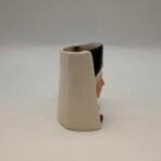 Vintage Nun Toby Jug Character Pitcher Creamer Ceramic Face Mug 4” Tall - Image 3