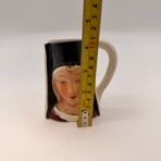 Vintage Nun Toby Jug Character Pitcher Creamer Ceramic Face Mug 4” Tall - Image 7