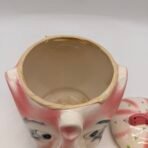 Very Rare Lefton ESD Japan Pink Elephant Cookie Jar #22242 Painted 1950s - Image 6
