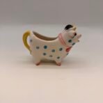 Vintage Pink Polka Dot Cow Creamer - Japan - 1960's - Image 2