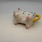 Vintage Pink Polka Dot Cow Creamer - Japan - 1960's - Image 4