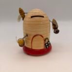 Vintage Billy Bee Honey Beehive Coin Banks Set of 2 Japan One Complete - Image 2