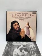 Vintage 1978 Decca La Favorita Opera Box Set Luciano Pavarotti 3 Vinyl LP Collection - Image 4