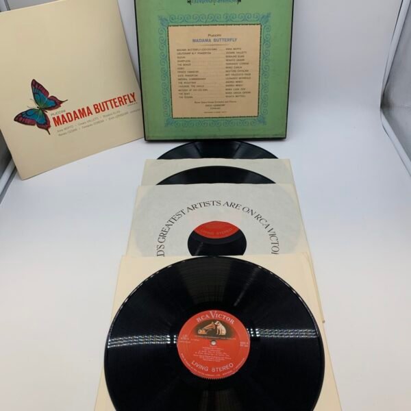 Puccini Madama Butterfly Complete Opera 3 LP Box Set RCA Victor Living Stereo LSC-6135