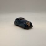 Vintage Schuco 3000 Wind Up Tin Toy Car Blue Streamline Germany 1930s