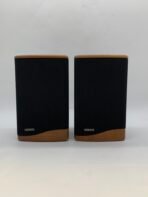 Advent Mini Advent II Bookshelf Speakers Pair Hardwood End Caps