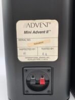 Advent Mini Advent II Bookshelf Speakers Pair Hardwood End Caps - Image 5