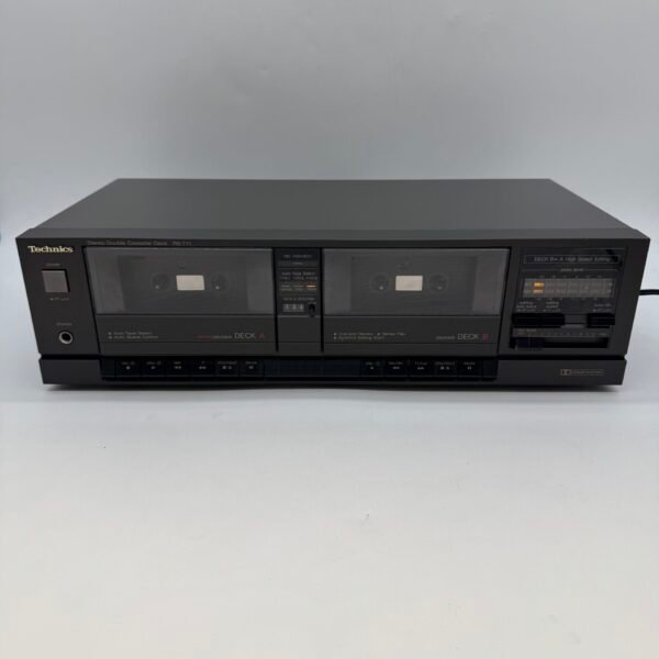 Technics RS-T11 Stereo Double Cassette Deck Dolby System Tested Working Japan