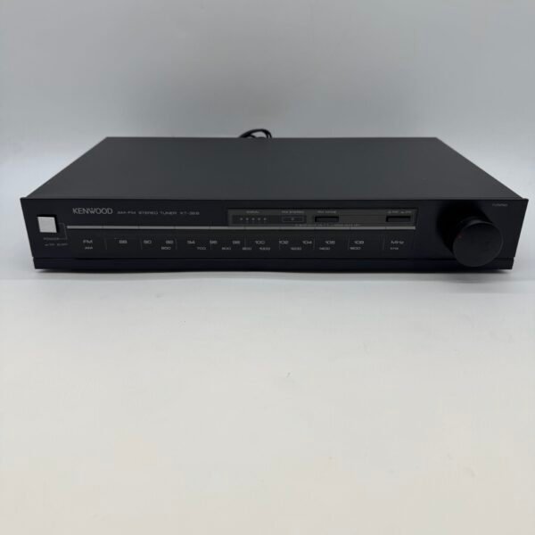 Vintage Kenwood KT-32B AM/FM Stereo Tuner Tested Working Black
