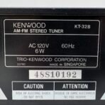 Vintage Kenwood KT-32B AM/FM Stereo Tuner Tested Working Black - Image 8