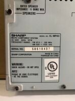 Sharp XL-MP60 Micro Component Stereo System AM/FM AUX Works CD Changer Not Working - Image 5