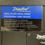 Digital Research DR-8000 Powered Home Theater Subwoofer 200W Tested Working - Image 6