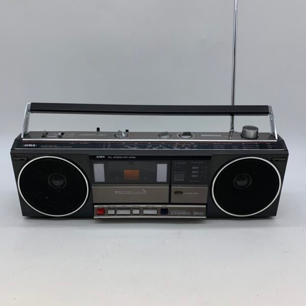 AIWA CS-360BH Stereo 360 Boombox Made In Japan Radio Cassette Recorder/ Tape Player Not Working