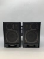 Vintage Sony SS-H414 Bookshelf Speakers Pair Made In Japan Black Stereo Speakers