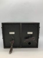 Vintage Sony SS-H414 Bookshelf Speakers Pair Made In Japan Black Stereo Speakers - Image 3