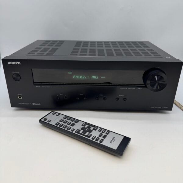Onkyo TX-8220 Stereo Receiver Bluetooth AM/FM Receiver Bundle Remote Tested