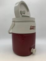 Vintage Coleman PolyLite 2 Insulated Water Jug Cooler 1 Gallon USA Model 5592A - Image 2