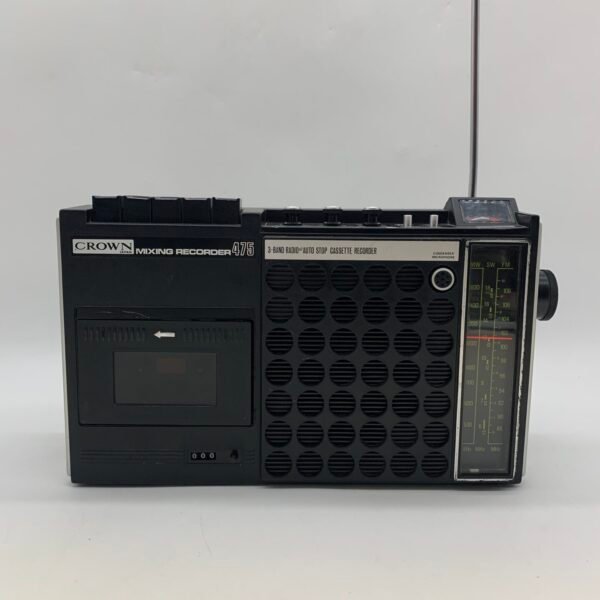 Crown CRC-475FW 3-Band Radio Cassette Recorder Japan Style Radio