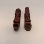 Hand Carved Wooden Tribal Face Wall Mask Folk Art Decor 6 Inch - Image 2