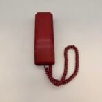 Northern Telecom SOLO Red Corded Desk Telephone Vintage Push Button Phone