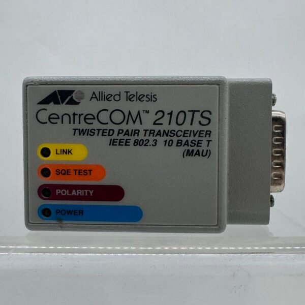 Allied Telesis CentreCOM 210TS Twisted Pair Transceiver IEEE 802.3 10 BASE T