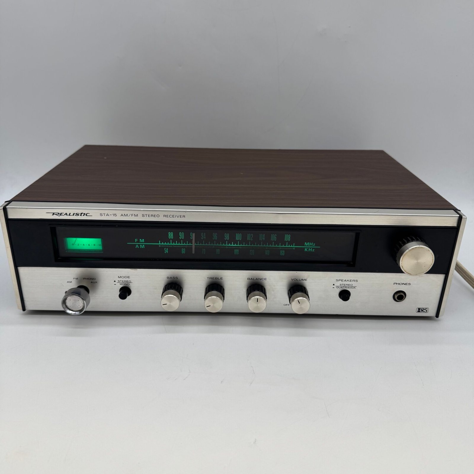 IMG_6006 Vintage Realistic STA-15 AM/FM Stereo Receiver Radio Shack Tested Working - Image 1