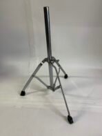 Japanese-made drum hardware stand featuring a chrome finish, tripod base, and adjustable construction. - Image 2