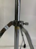Japanese-made drum hardware stand featuring a chrome finish, tripod base, and adjustable construction. - Image 3