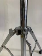 Japanese-made drum hardware stand featuring a chrome finish, tripod base, and adjustable construction. - Image 5