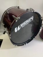 Westbury Pro-Cussion Drum Set Lot Bass Drum Two Toms - Image 4