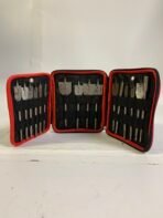 JobMate 16-piece paddle/spade drill bit set in original carrying case.  Features:  * Multiple sizes * Hex shank * Carrying case included * Good used condition * Ready to use  Only what is shown in the photos is included.  Pick up available for free. Delivery available upon extra cost.