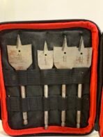 JobMate 16-piece paddle/spade drill bit set in original carrying case.  Features:  * Multiple sizes * Hex shank * Carrying case included * Good used condition * Ready to use  Only what is shown in the photos is included.  Pick up available for free. Delivery available upon extra cost. - Image 3
