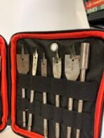 JobMate 16-piece paddle/spade drill bit set in original carrying case.  Features:  * Multiple sizes * Hex shank * Carrying case included * Good used condition * Ready to use  Only what is shown in the photos is included.  Pick up available for free. Delivery available upon extra cost. - Image 4