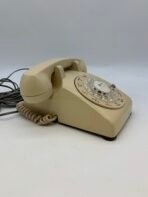 Vintage Northern Telecom Rotary Telephone Beige Working Mid Century Desk Phone - Image 5