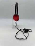 JVC Wired Stereo On-Ear Headphones Red Black 3.5mm - Image 2