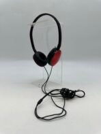 JVC Wired Stereo On-Ear Headphones Red Black 3.5mm - Image 3