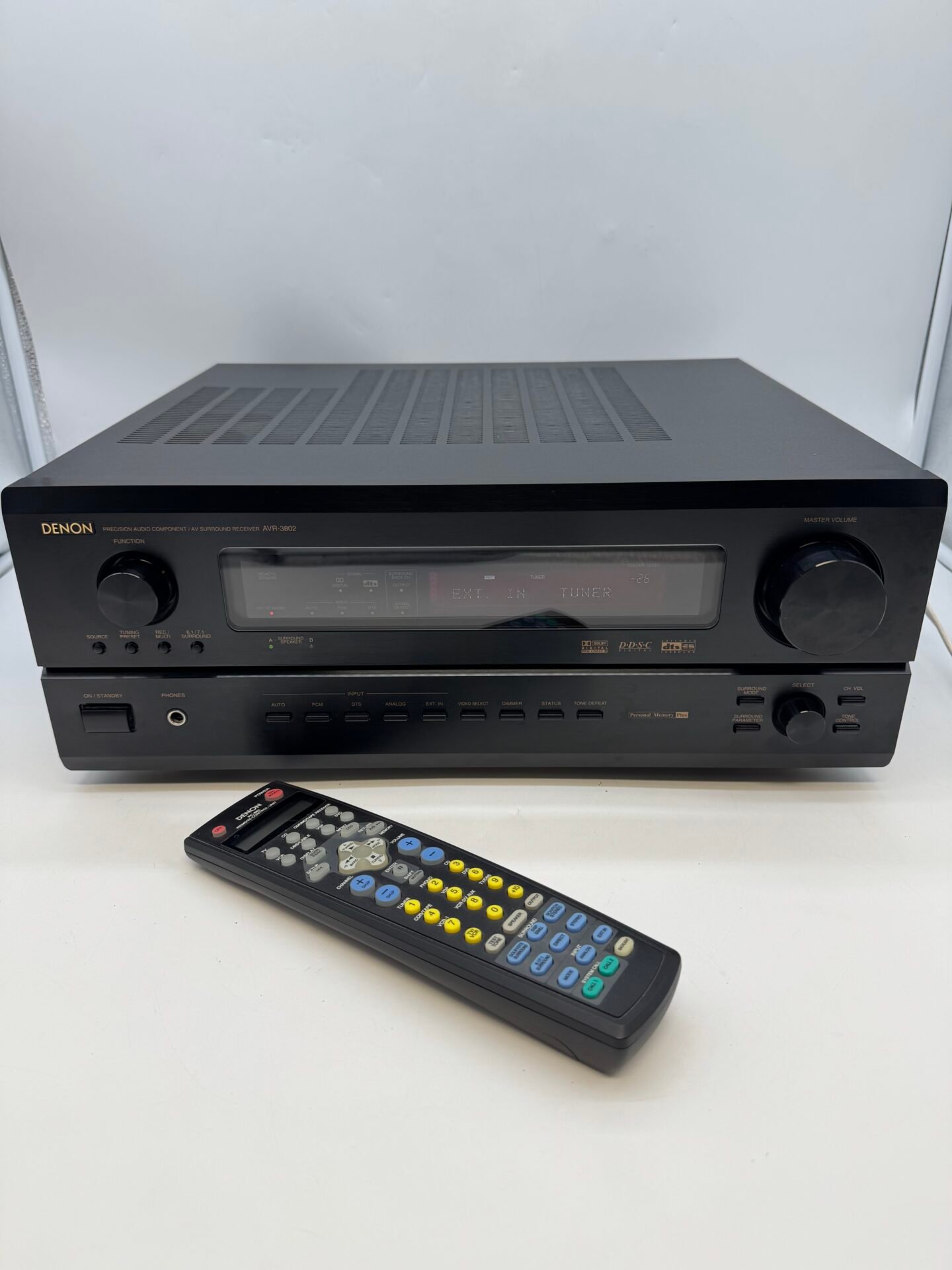 IMG_6679 Denon AVR-3802 AV Receiver Tested Works Great Made In Japan - Image 1