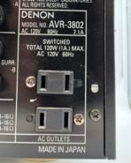 Denon AVR-3802 AV Receiver Tested Works Great  Made In Japan - Image 8