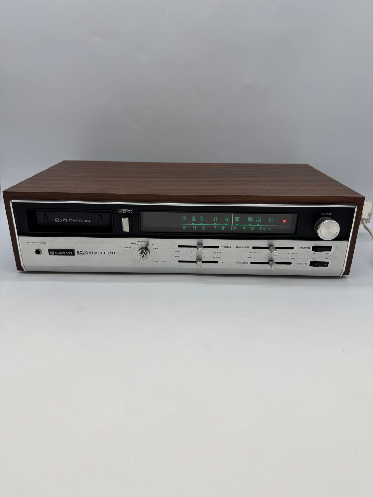 IMG_6743 Sanyo DXL5480 Vintage AM/FM Stereo Receiver Quad 2/4 Channel Tested Works Japan - Image 1