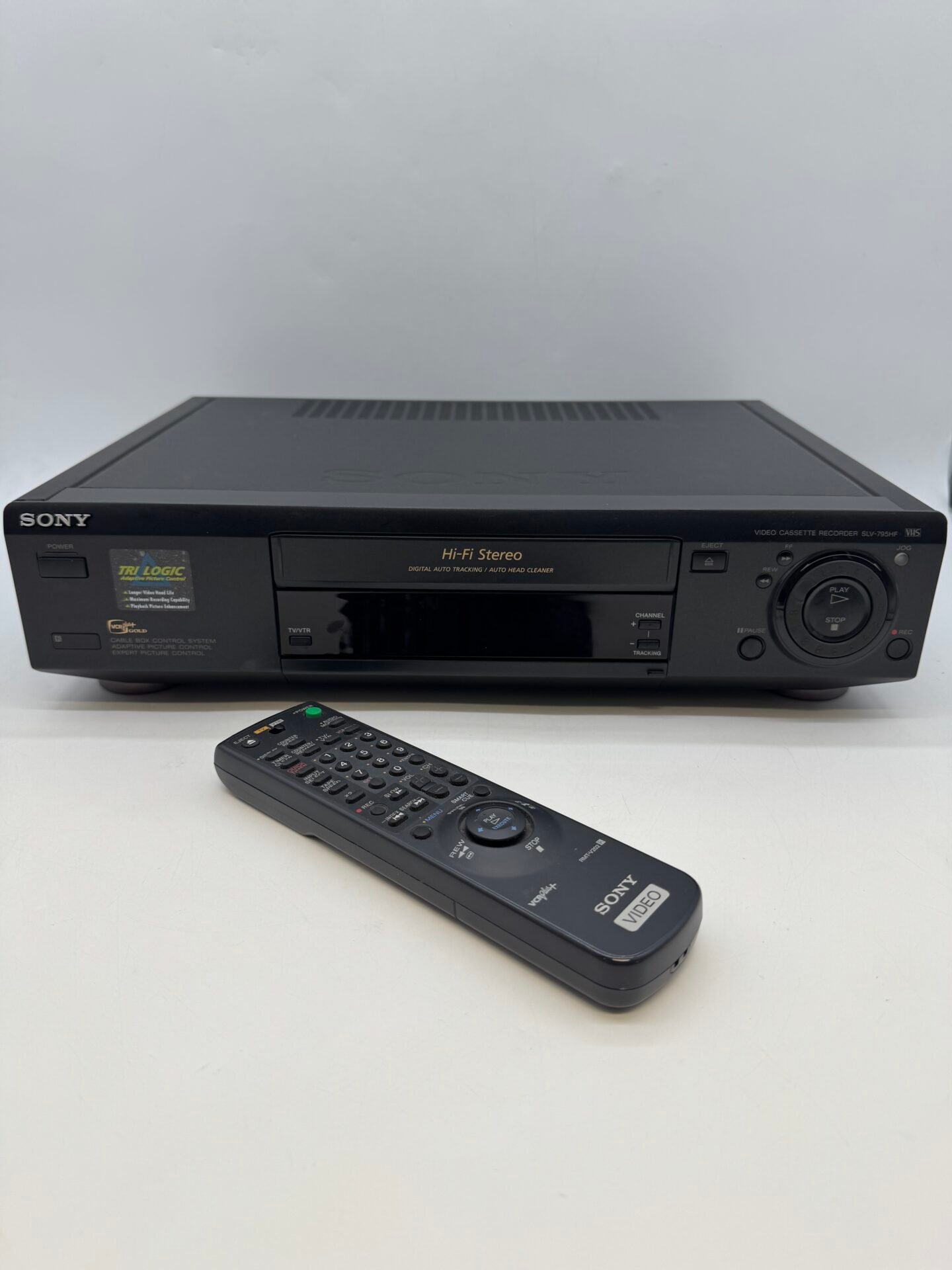 IMG_6757 Sony SLV-795HF Hi-Fi Stereo VHS VCR Video Cassette Recorder w/ Remote Tested - Image 1