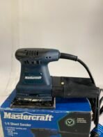 Vintage Mastercraft 1/4 Sheet Electric Sander with Original Box Working - Image 3