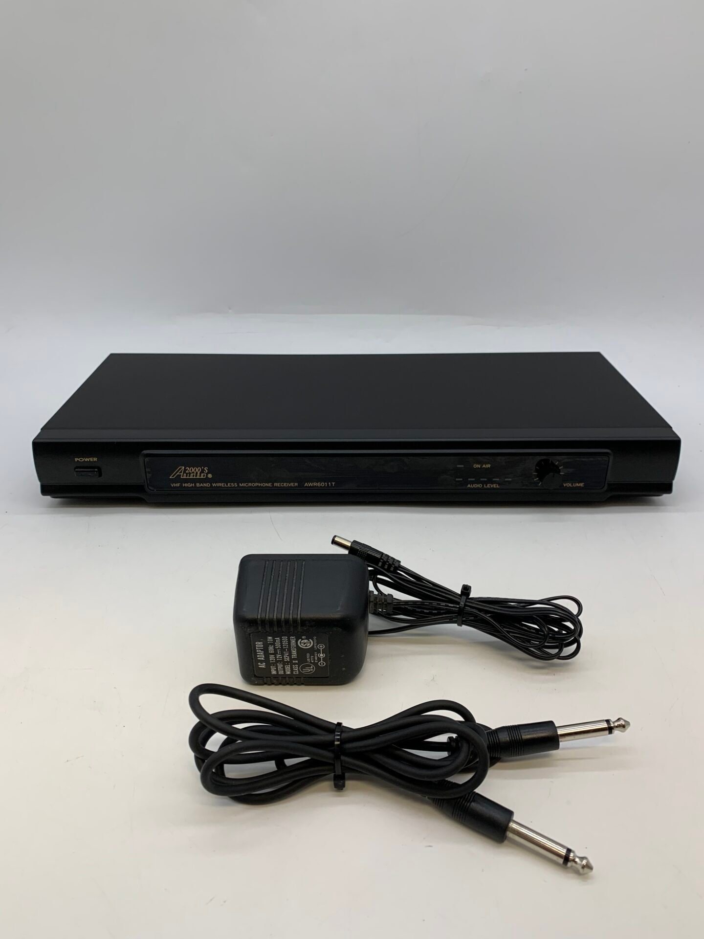 IMG_6838 Vintage A2000’S AWR6011T VHF Wireless Microphone Receiver with Adapter - Image 1