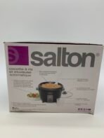 Salton Automatic Rice Cooker & Food Steamer 6 Cup RC16B Nonstick Open Box - Image 2