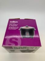 Salton Automatic Rice Cooker & Food Steamer 6 Cup RC16B Nonstick Open Box - Image 4