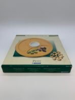 Tramontina Petit Round Wooden Appetizer Serving Tray w/ Porcelain Bowl Brazil - Image 2