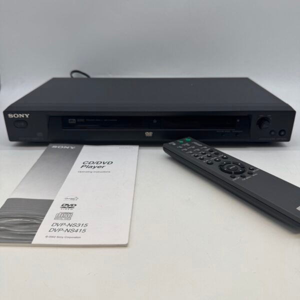 Sony DVP-NS315 DVD/CD Player Tested Working w/ Remote & Manual