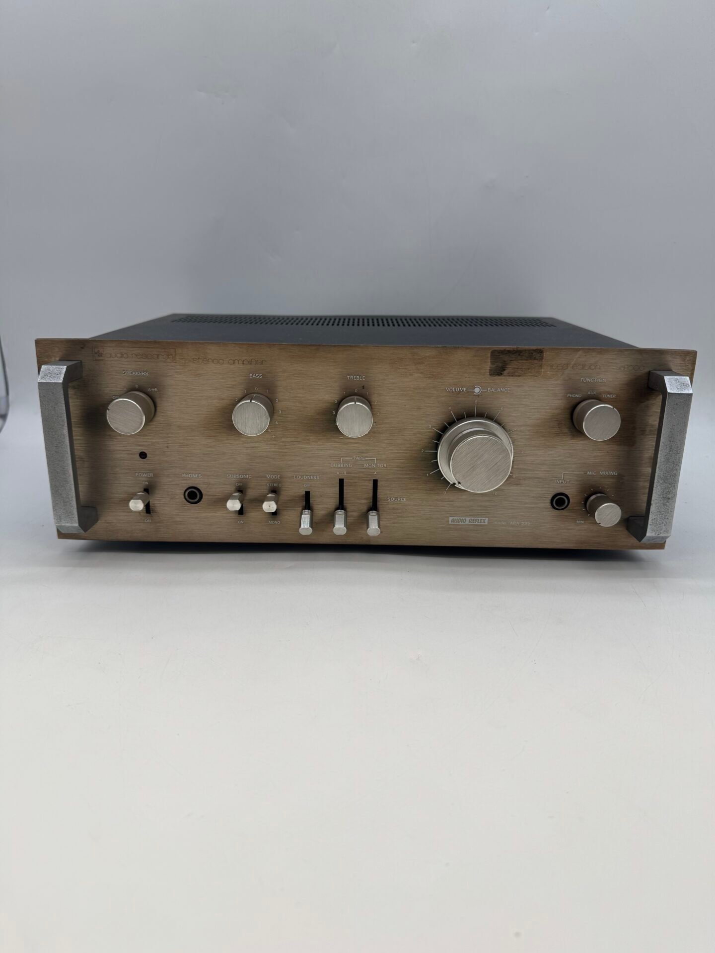 IMG_7083 Vintage Audio Reflex ARA-335 Stereo Amplifier Tested Working - Image 1