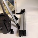 STABILA LAX 50 Automatic Cross Line Laser Level Kit Tripod Pole Like New - Image 4