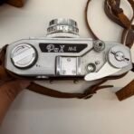Vintage PaX M4 35mm Rangefinder Camera 45mm f/2.8 Tested w/ Leather Case - Image 3