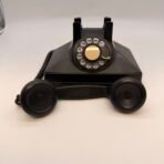 Vintage Northern Electric Rotary Dial Desk Telephone Black Made In Canada - Image 2
